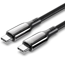 Vention Cable USB-C a USB-C 2.0 100W 2m Negro CTKBH